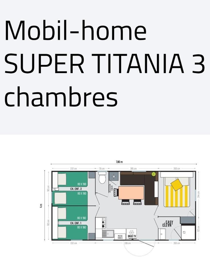 Mobil Home Happiness33 Dans Camping 5 Etoiles Acces Direct Plage Vendays Montalivet מראה חיצוני תמונה